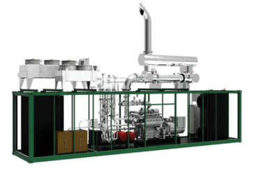 On roof Radiator Gensets